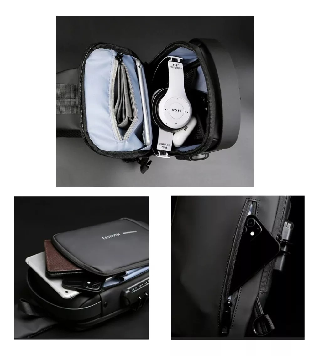 Miniatura 5 de Morral Impermeable Con Clave, Entrad Usb